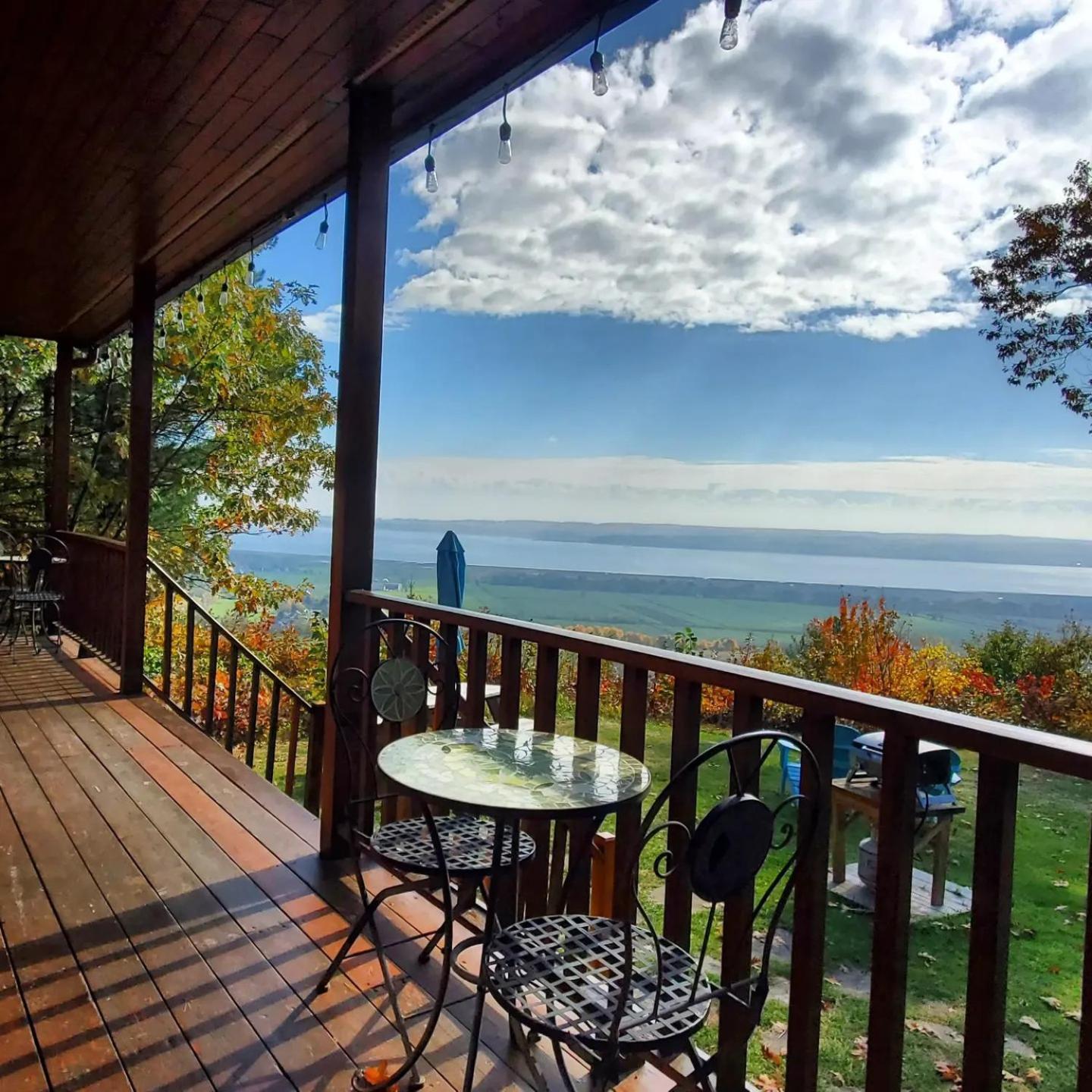 Les Chalets Sur Le Cap Saint Joachim Exteriör bild